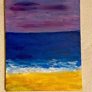 Original beach painting